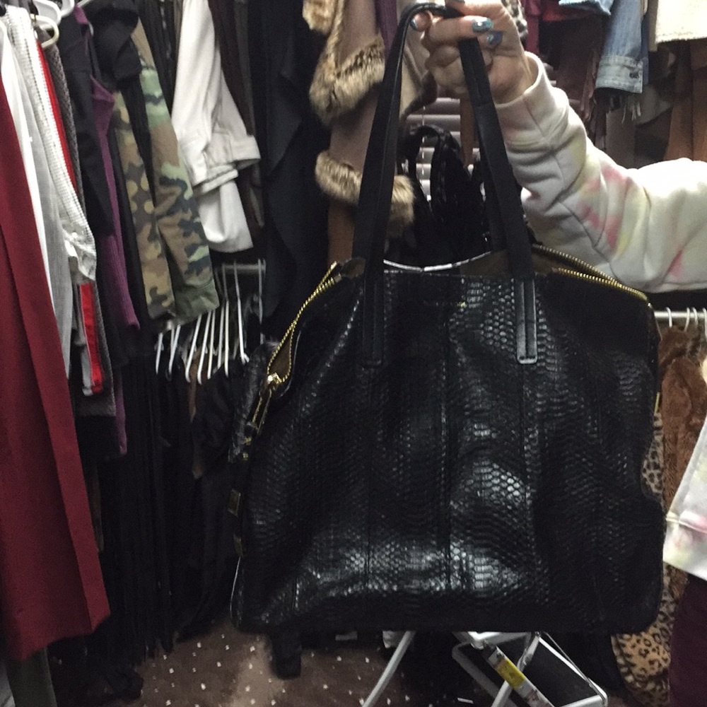Michael Kors Big black alligator purse
